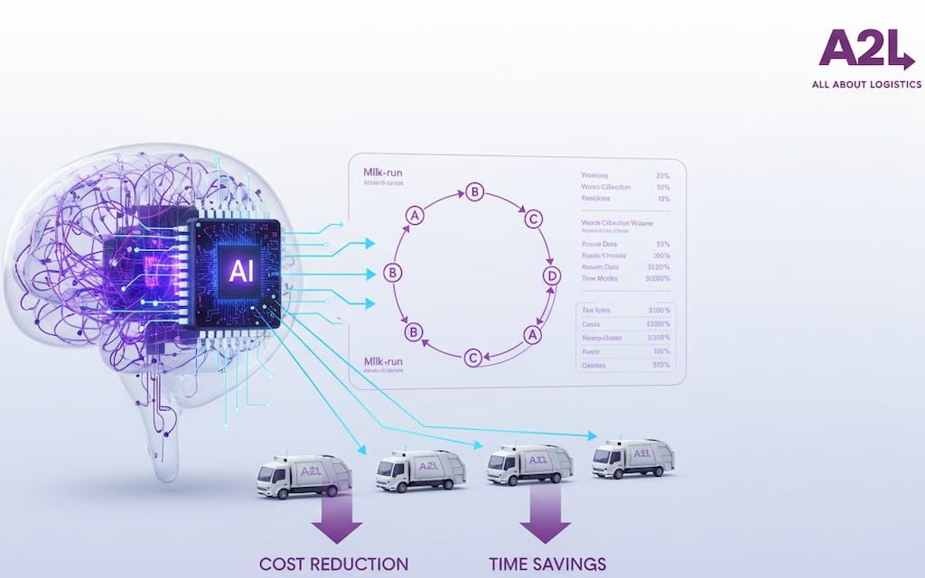 AI 기반 최적 배차와 밀크런 적용